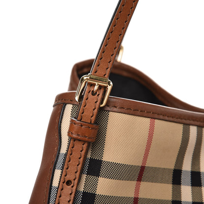 Burberry Horseferry Check Small Canterbury Tote Honey 11 of 11