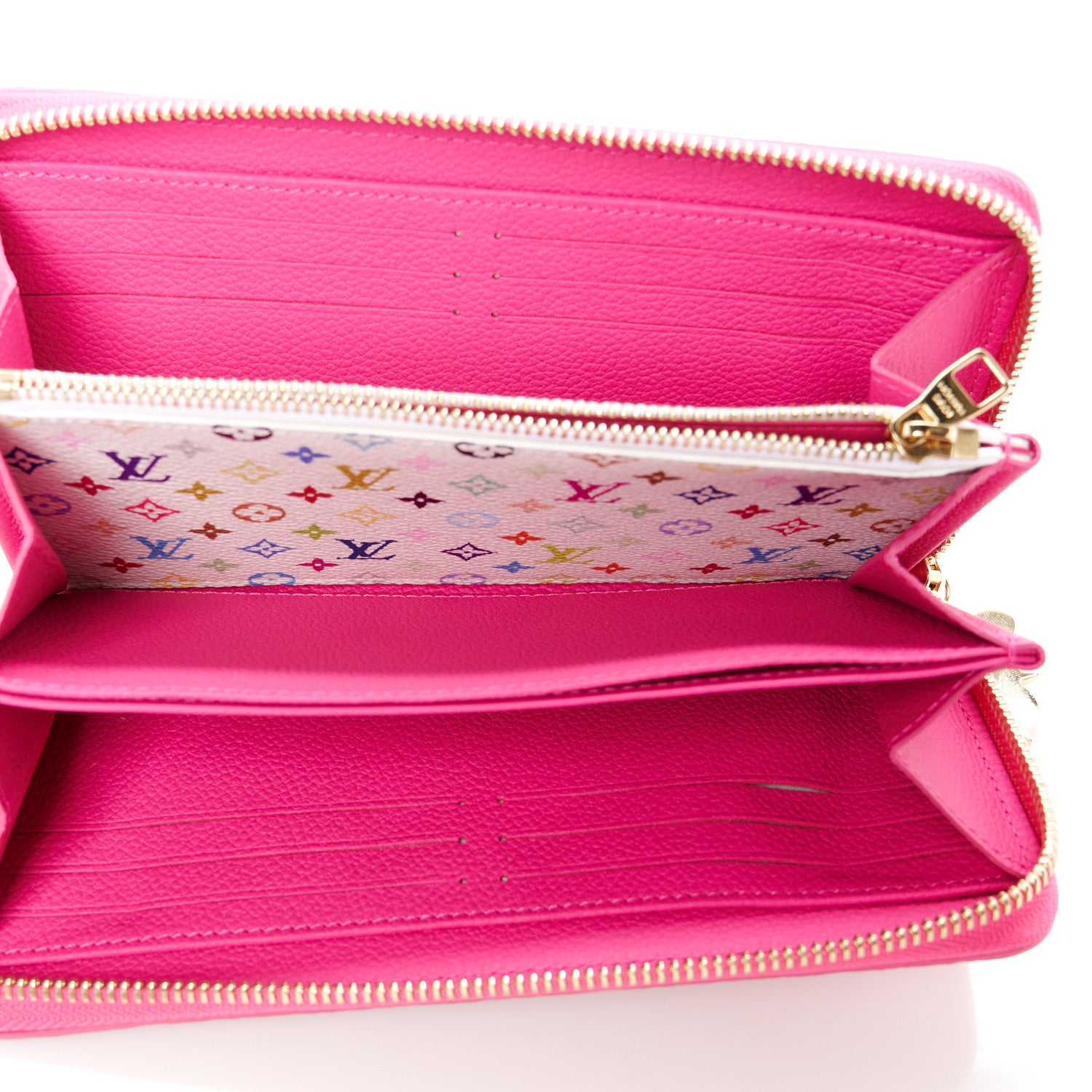 Louis Vuitton X TM Empreinte Monogram Zippy Wallet Kawaii Pink 5 of 7