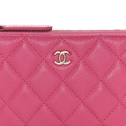 Chanel Caviar Quilted Small Cosmetic Case Pink 8 of 11