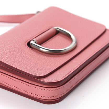 Burberry Goatskin Mini D-Ring Bag Bright Coral Pink 6 of 11
