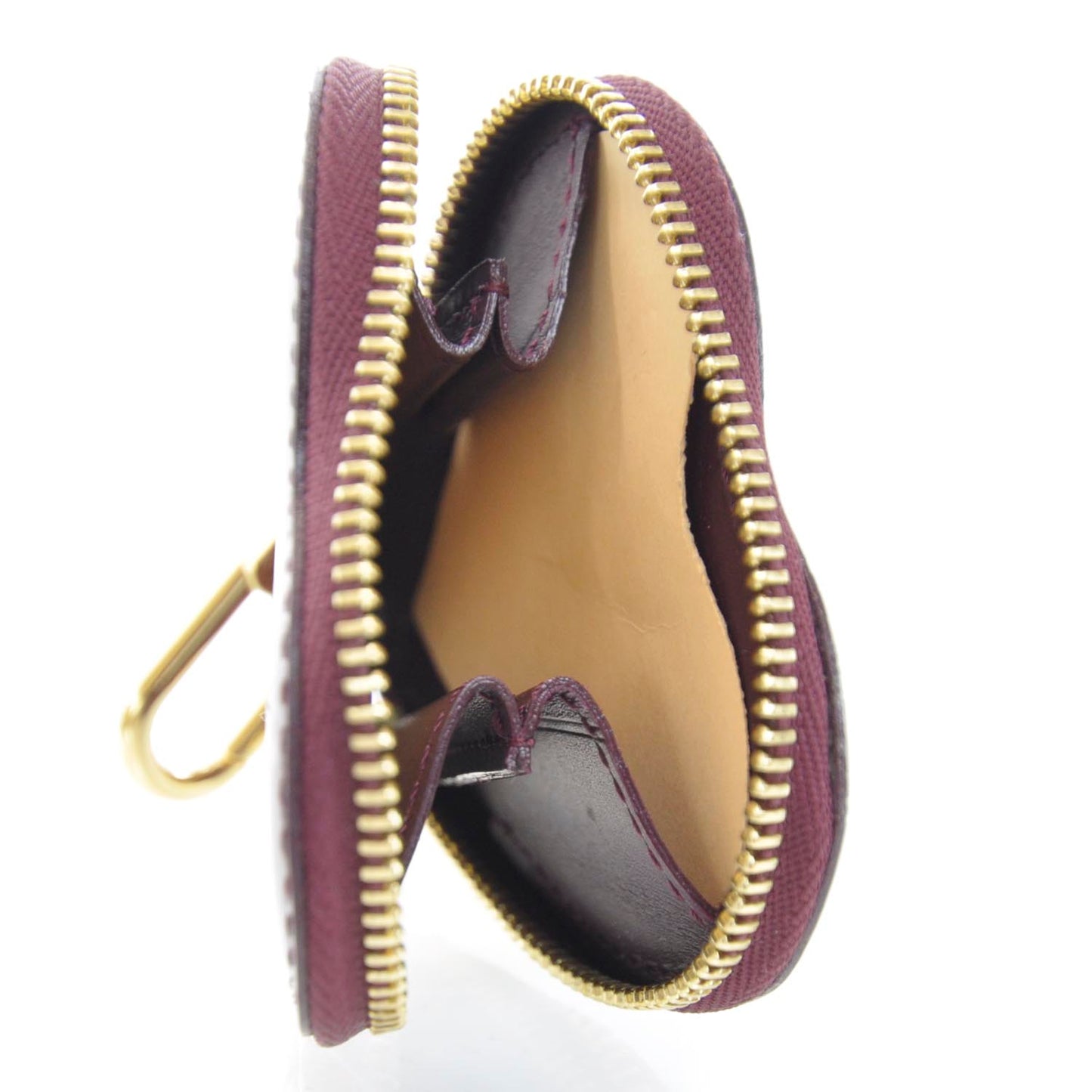Vernis Heart Coin Purse Rouge Fauviste