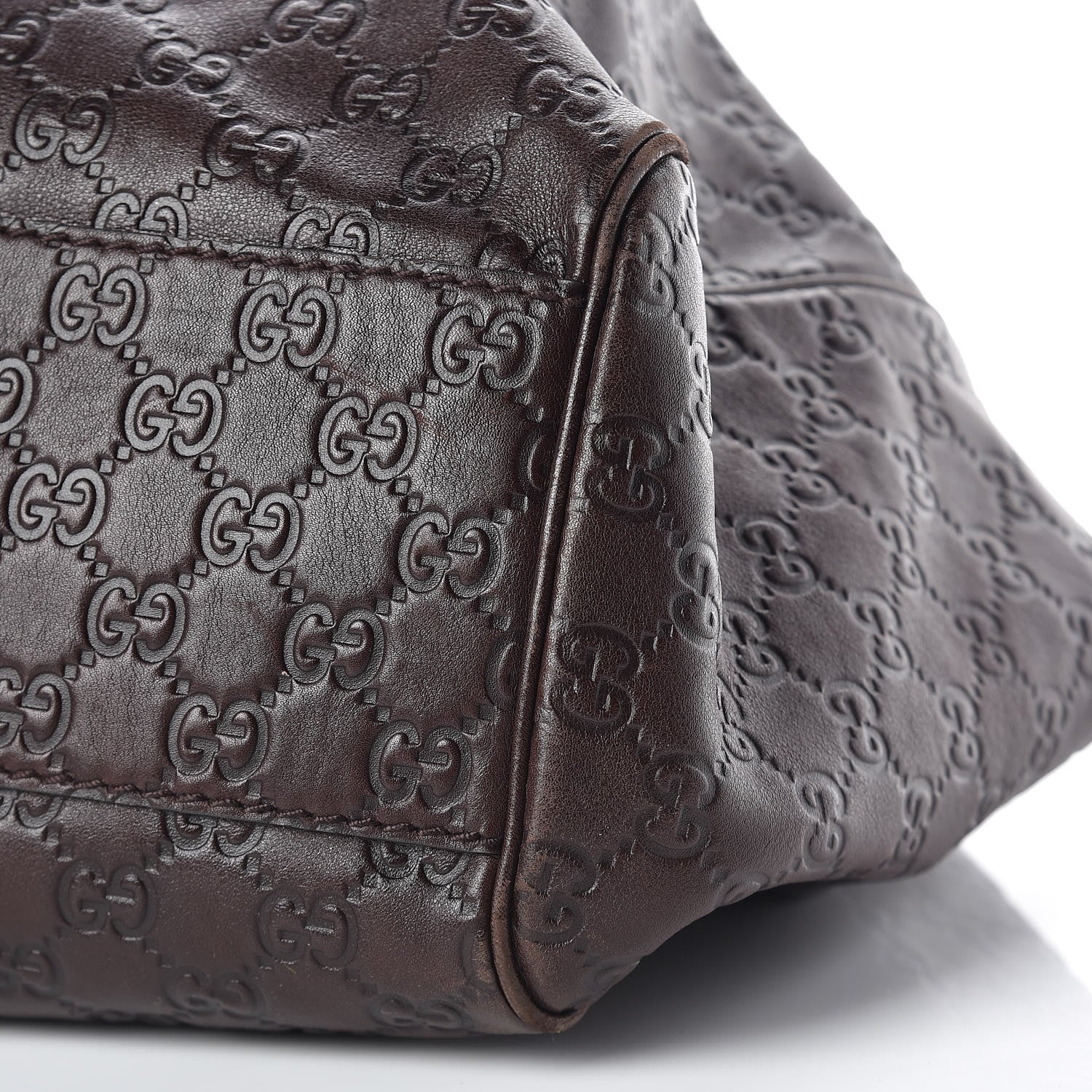 Gucci Guccissima Signature Large Sukey Tote Chocolate 9 of 11