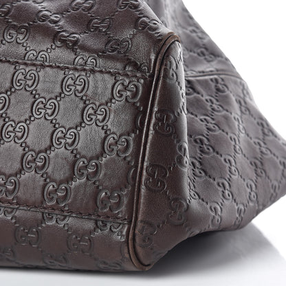 Gucci Guccissima Signature Large Sukey Tote Chocolate 9 of 11