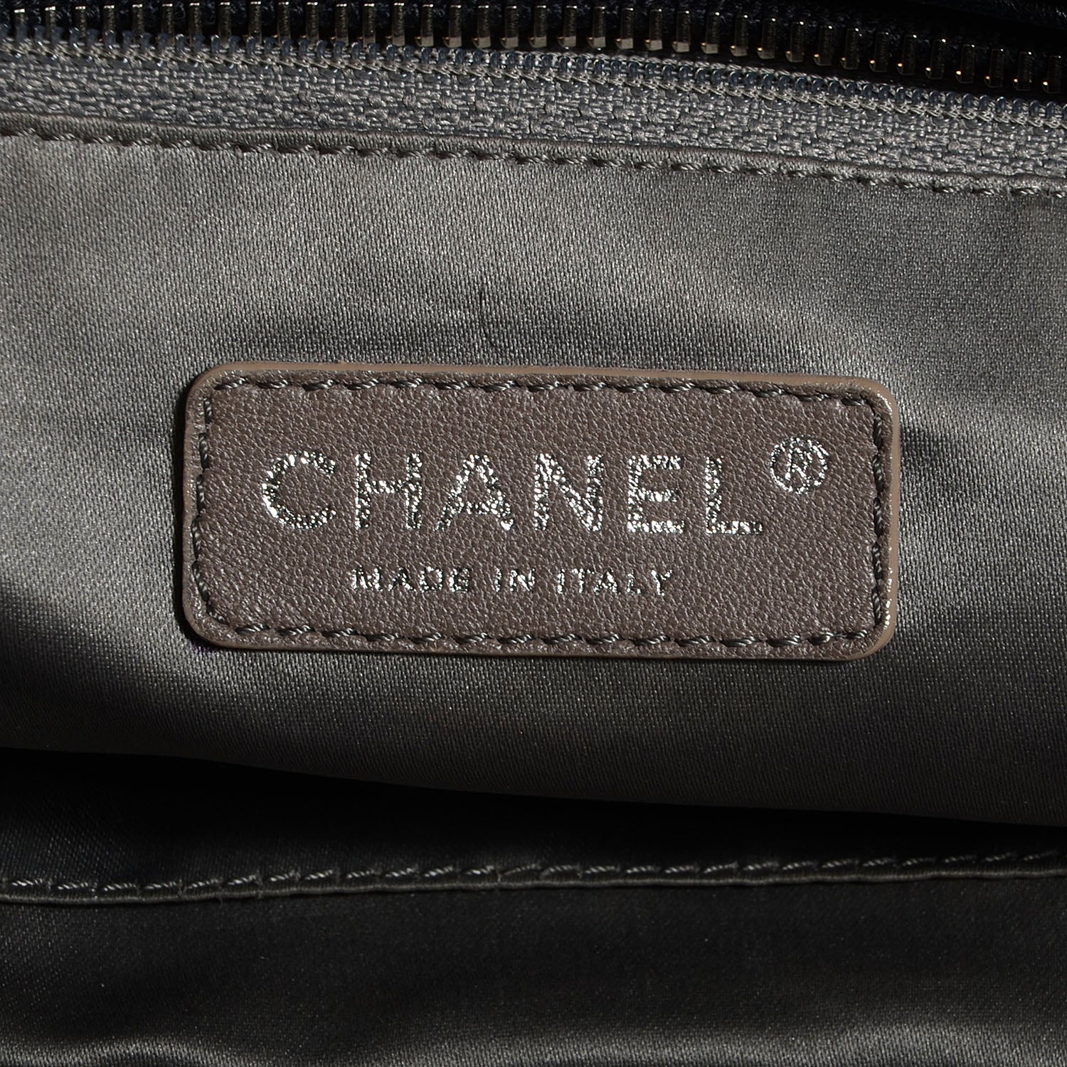 Chanel Lambskin Quilted East West Sharpei Tote Black 6 of 8
