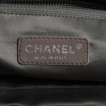 Chanel Lambskin Quilted East West Sharpei Tote Black 6 of 8