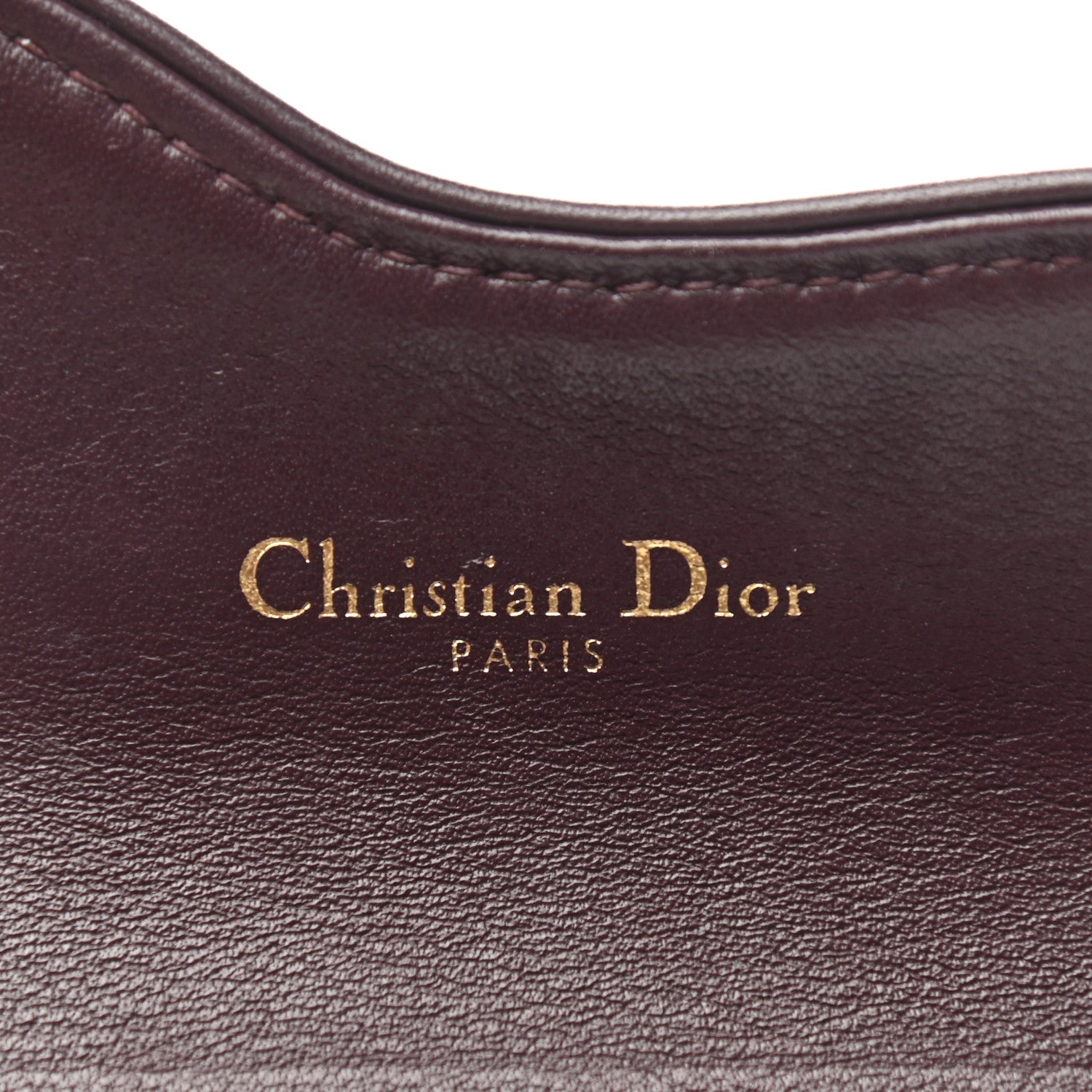 Christian Dior Oblique Saddle Card Holder Bordeaux 6 of 7