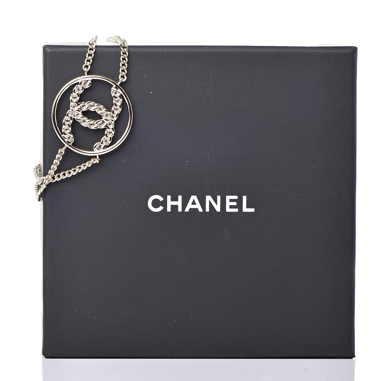 Baguette Crystal High Society CC Chain Bracelet Gold