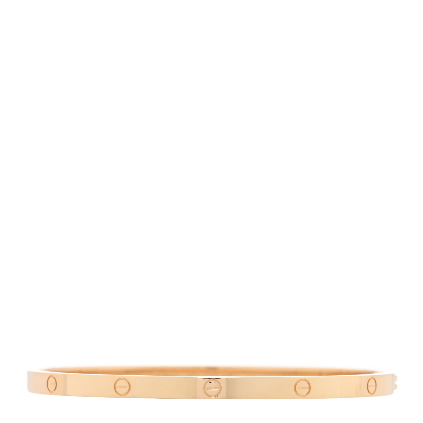 18K Yellow Gold Small LOVE Bracelet 17