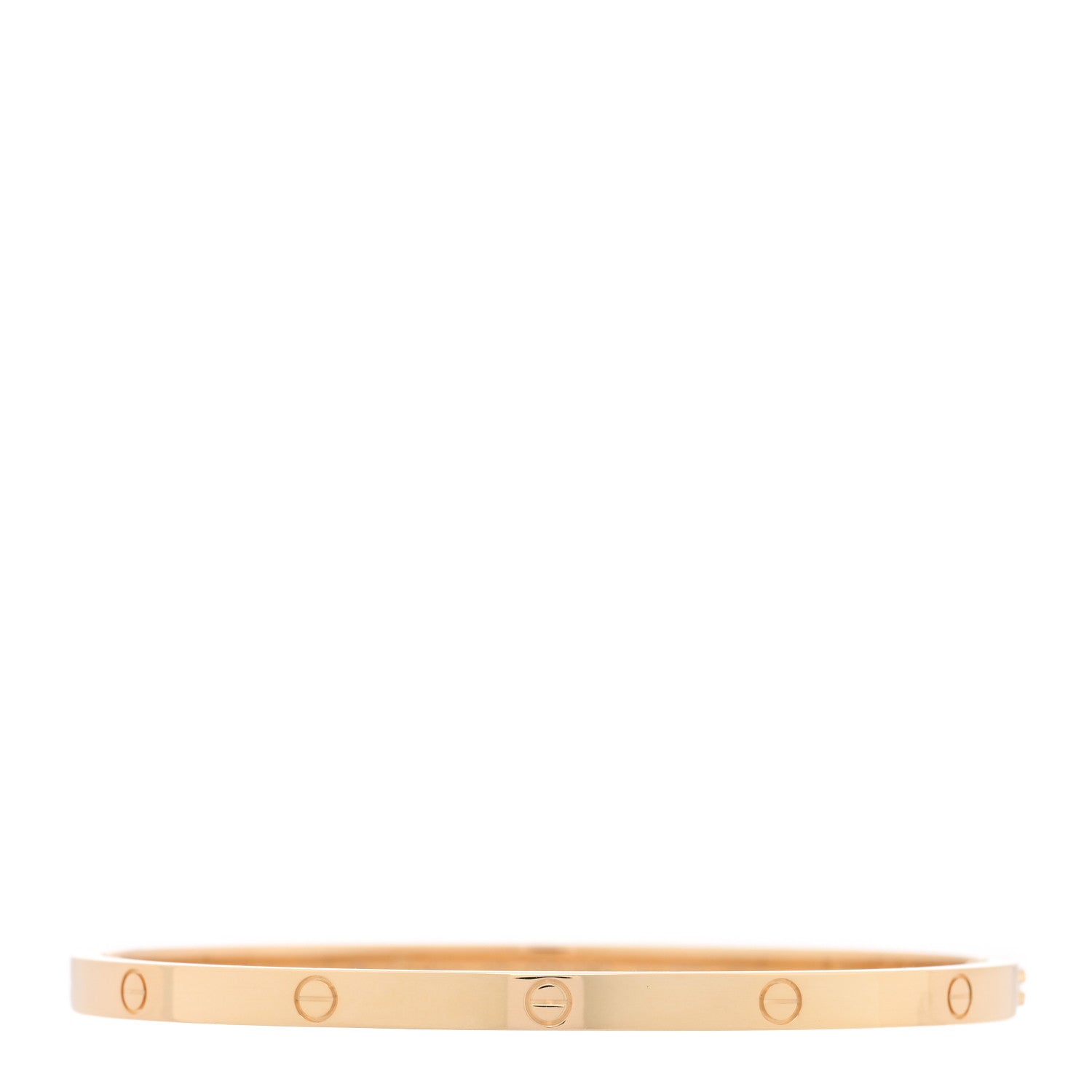 Cartier 18K Yellow Gold Small LOVE Bracelet 17 1 of 7