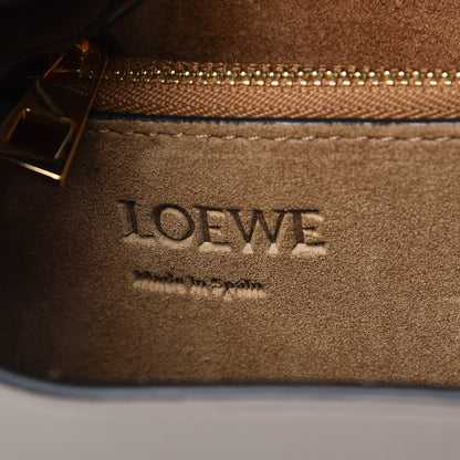 Loewe Grained Calfskin Gate Bag Amber Light Grey Rust 6 of 9