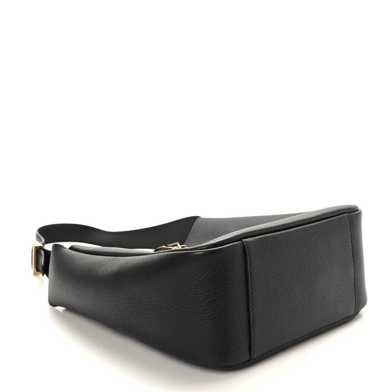 Saint Laurent Grained Calfskin Small Le 5 A 7 Soft Hobo Black 3 of 7