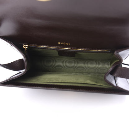 Gucci Suede Small Torchon GG Ring Shoulder Bag Reflex Brown 5 of 11