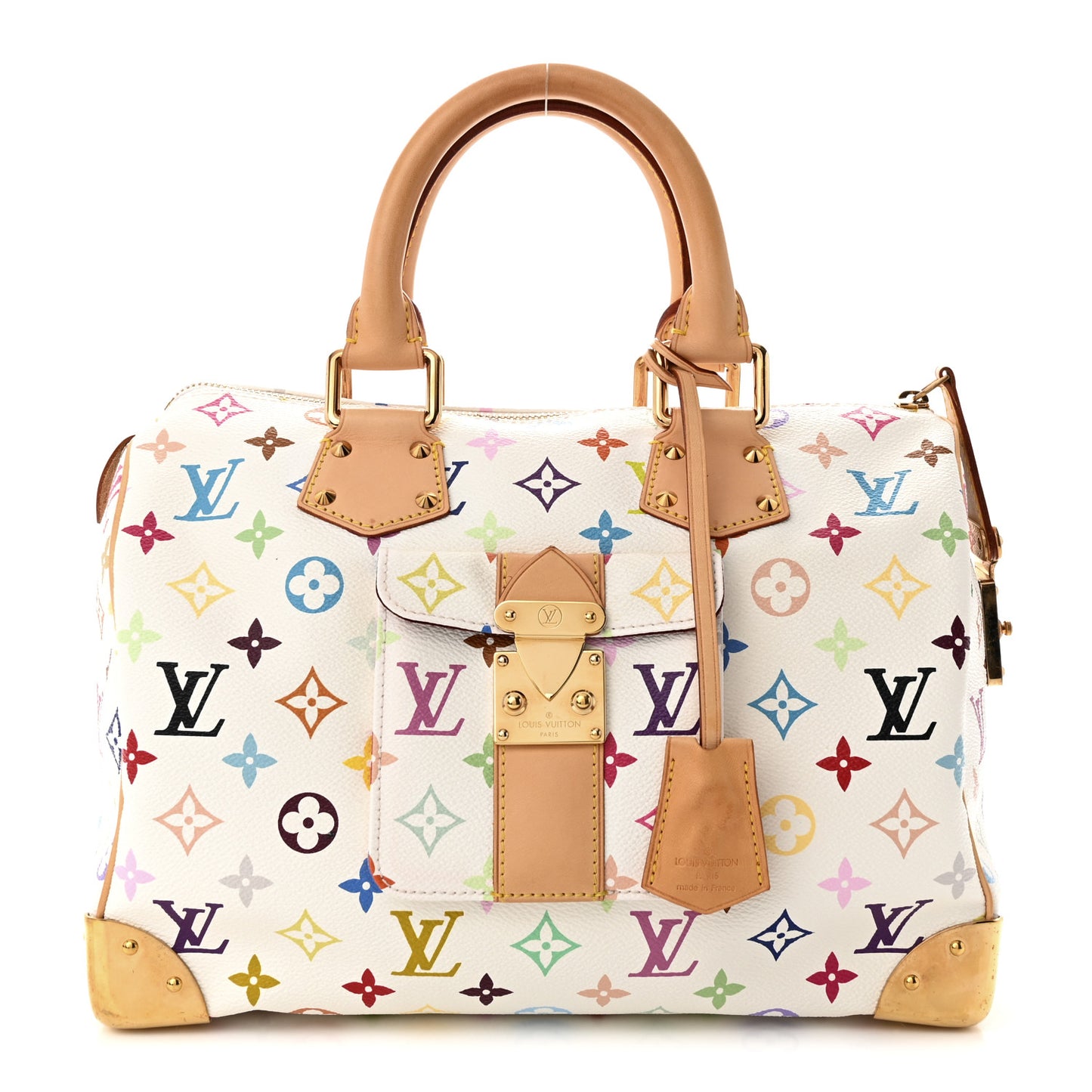 Monogram Multicolor Speedy 30 White