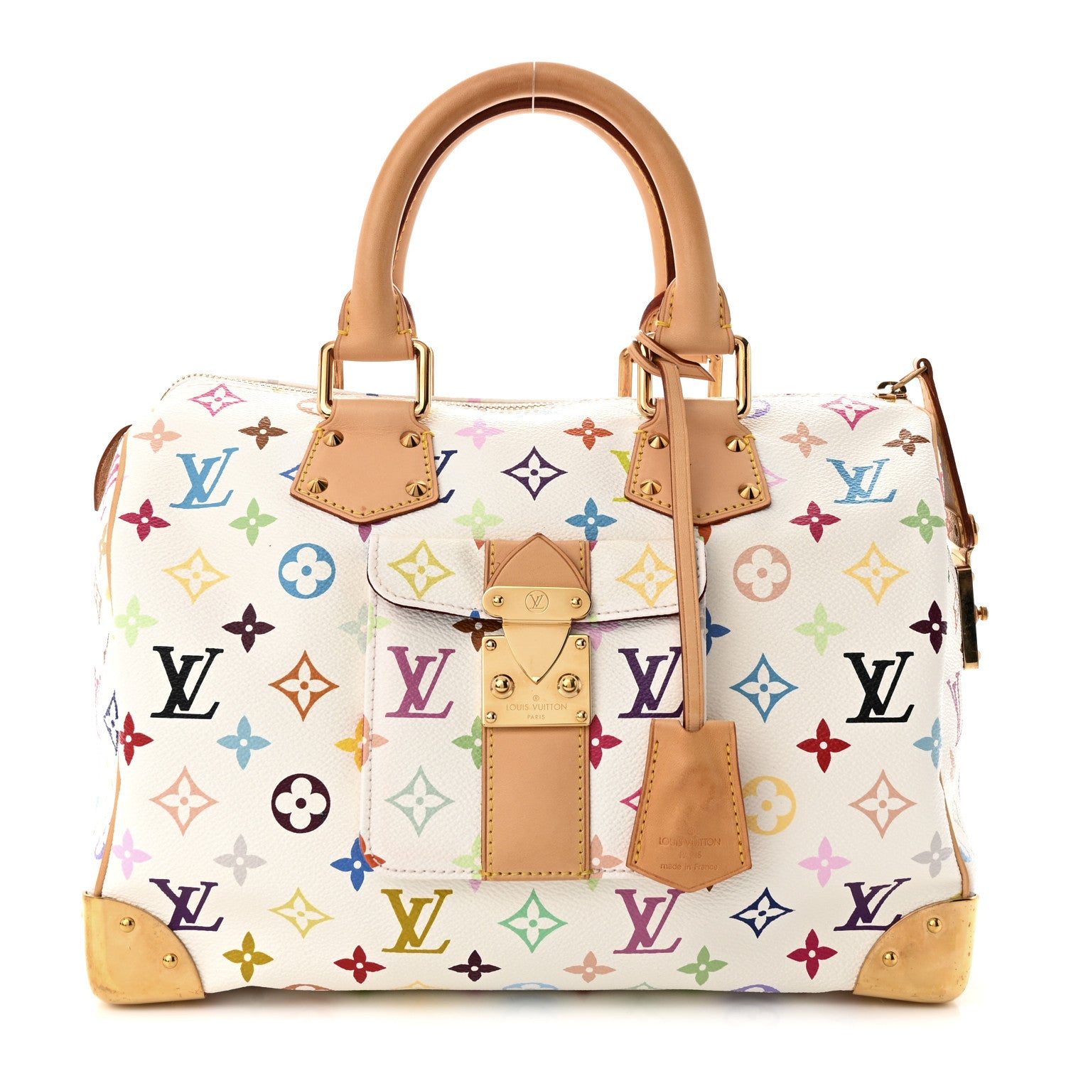 Louis Vuitton Monogram Multicolor Speedy 30 White 1 of 9