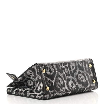 Louis Vuitton Canvas Calfskin Wild Animal Print City Steamer MM Black 4 of 11