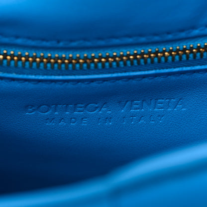 Bottega Veneta Lambskin Maxi Intrecciato Padded Chain Cassette Crossbody Bag Swimming Pool 6 of 9