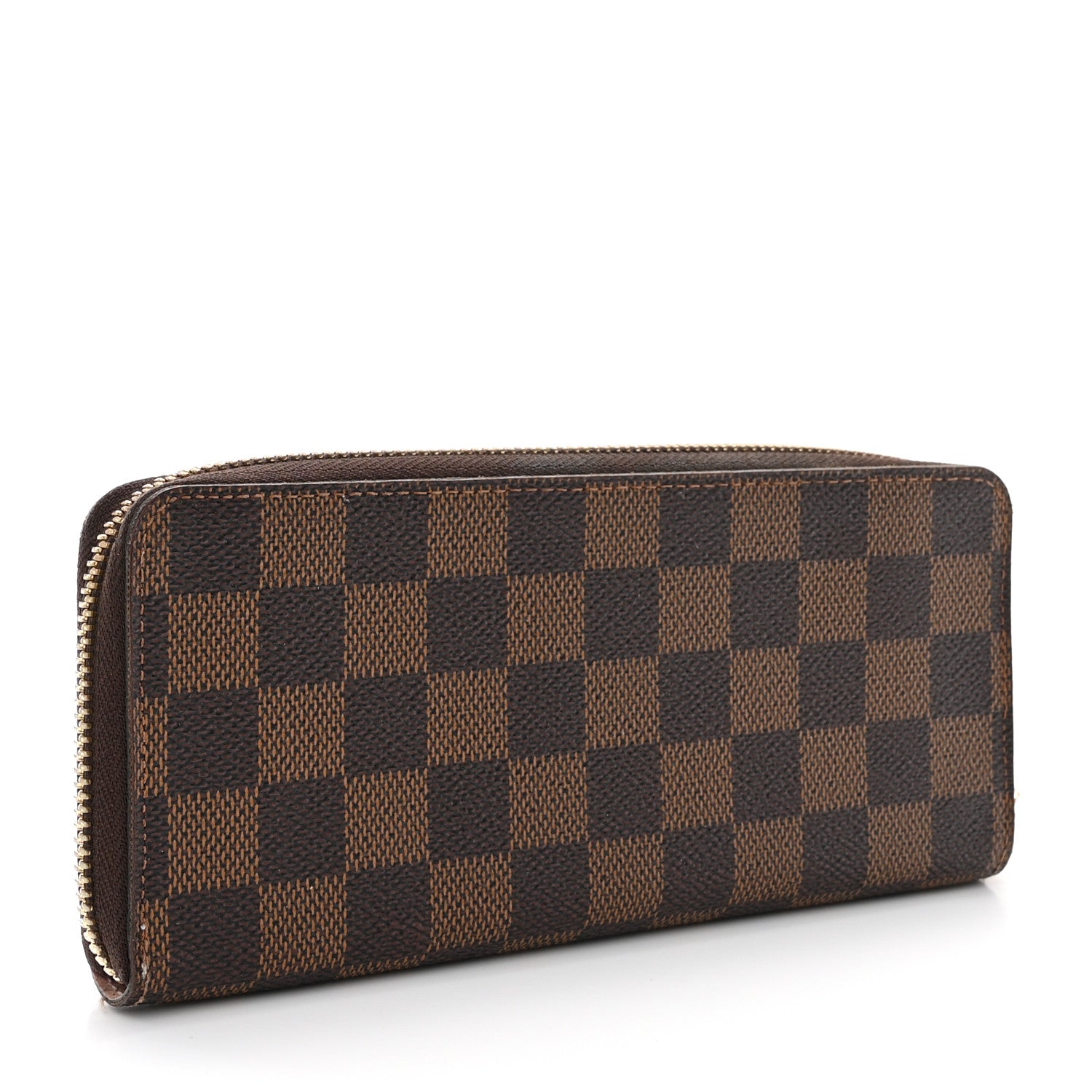 Louis Vuitton Damier Ebene Clemence Wallet Rose Ballerine 3 of 24