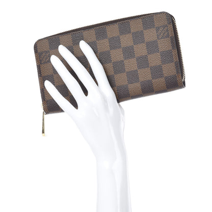 Louis Vuitton Damier Ebene Zippy Wallet 2 of 9