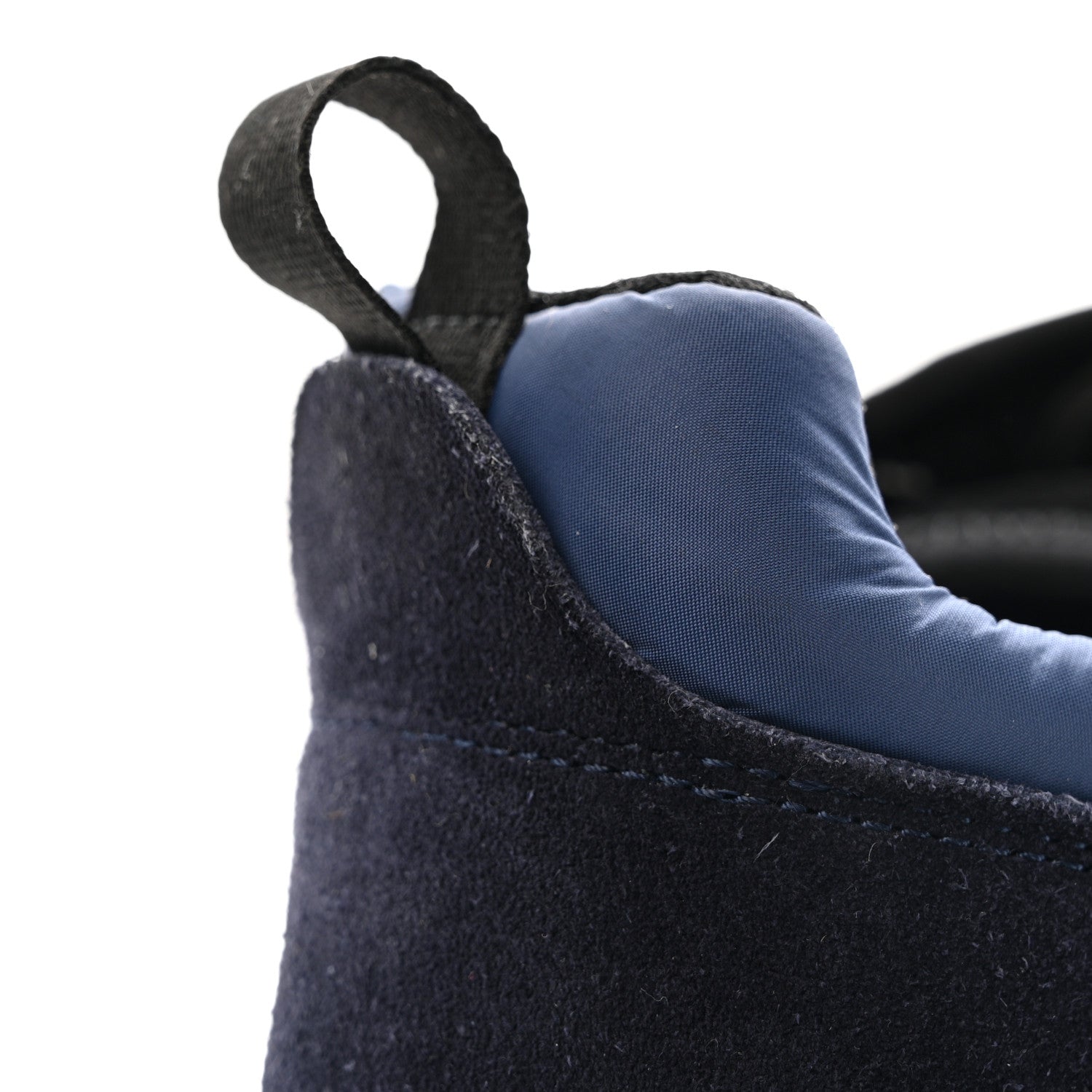 Chanel Nylon Suede Calfskin Womens Logo Sneakers 41 Dark Navy Blue 13 of 13