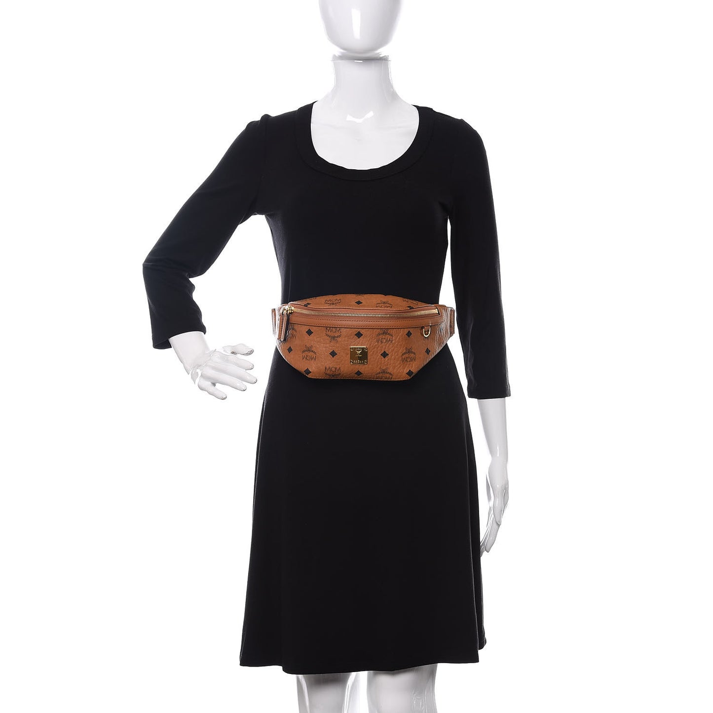 Visetos Small Fusten Belt Bag Cognac