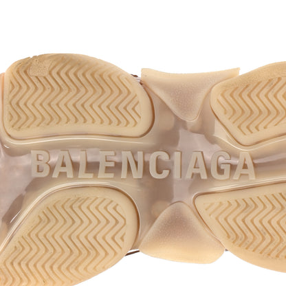 Balenciaga Fabric Mesh Clear Sole Womens Triple S Sneakers 37 Beige 6 of 10