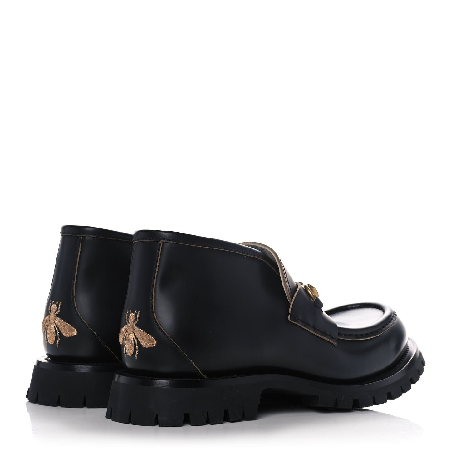 Cordovan Lux Mens Harald Horsebit Ankle Boots 8 Black