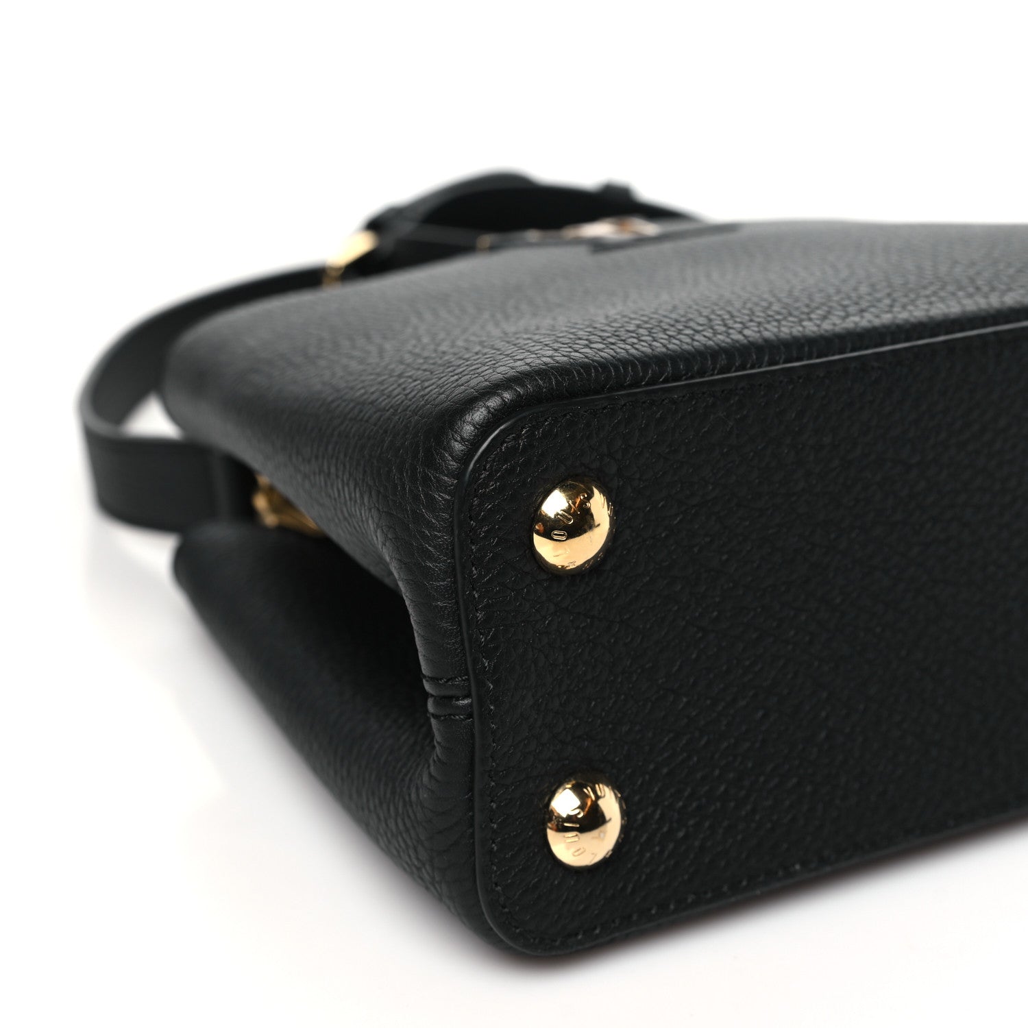 Louis Vuitton Taurillon Capucines BB Black 8 of 9