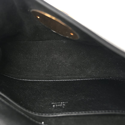 Chloe Grained Calfskin Small Heritage Shoulder Bag Black 5 of 10