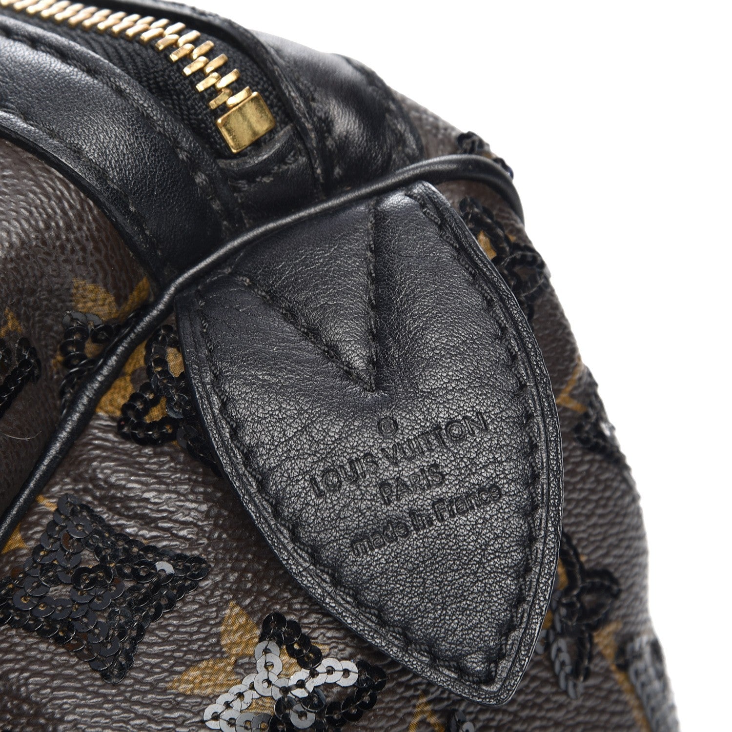 Louis Vuitton Monogram Sequins Eclipse Speedy 28 Black 6 of 8