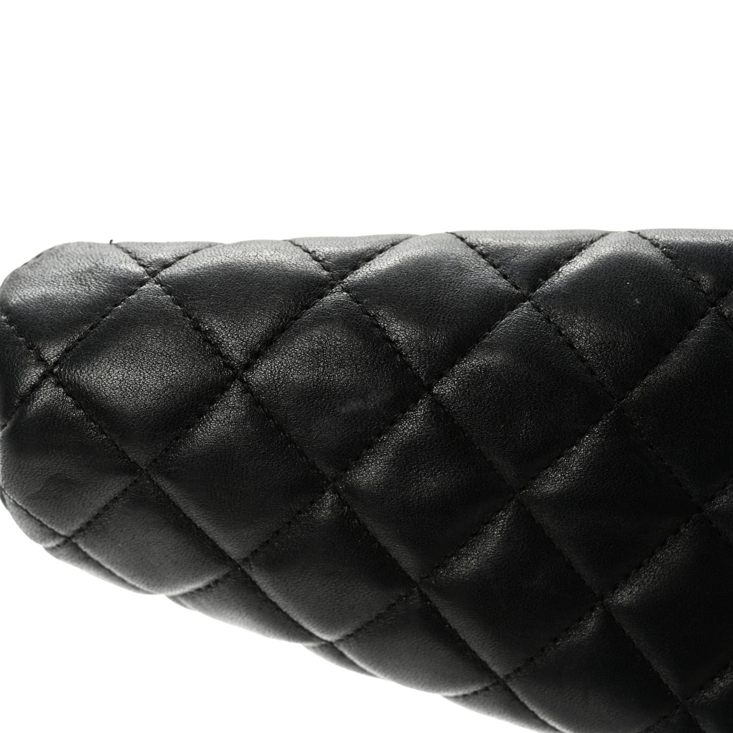 Lambskin Quilted Timeless Clutch Black