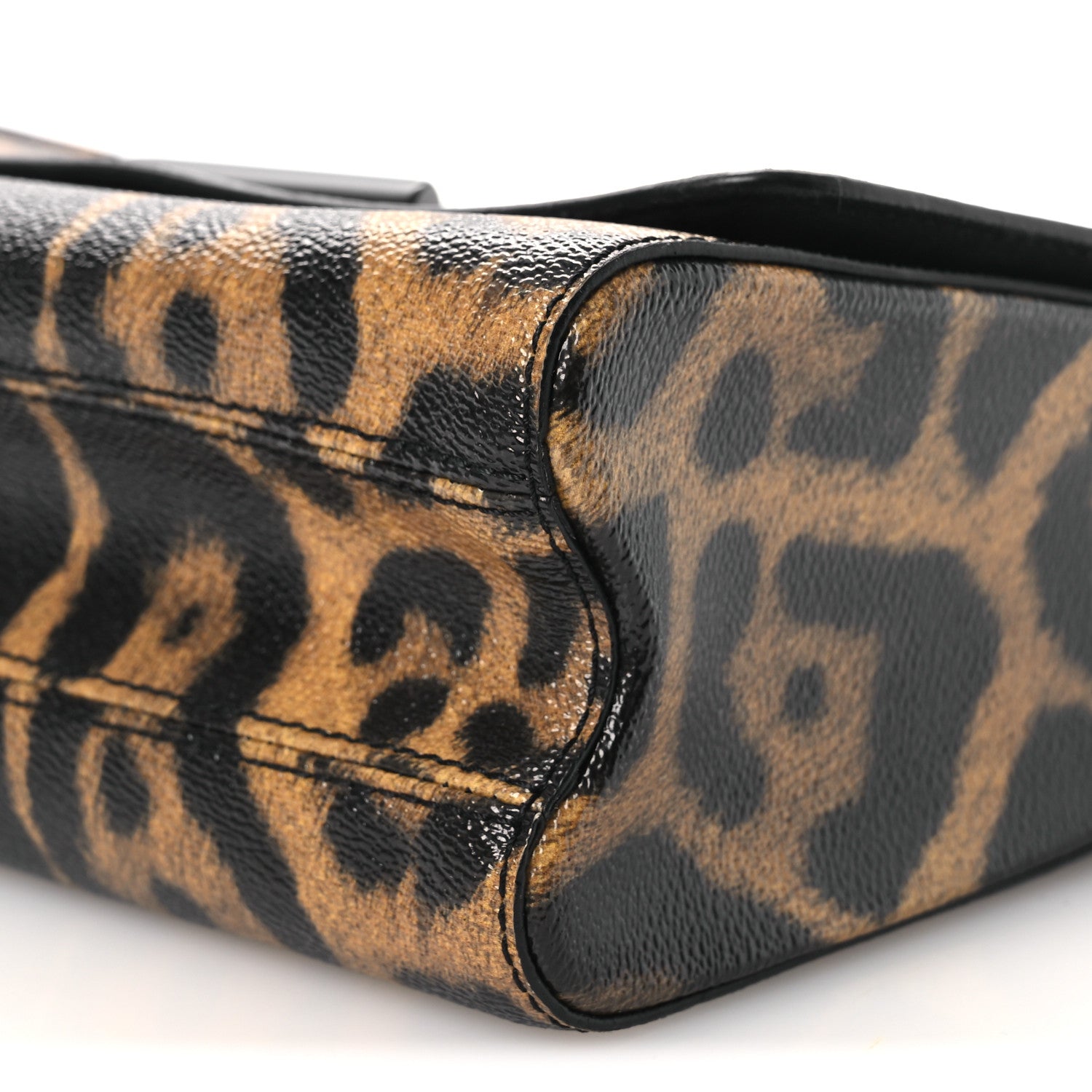 Louis Vuitton Calfskin Wild Animal Print Twist Shoulder Bag MM 9 of 11