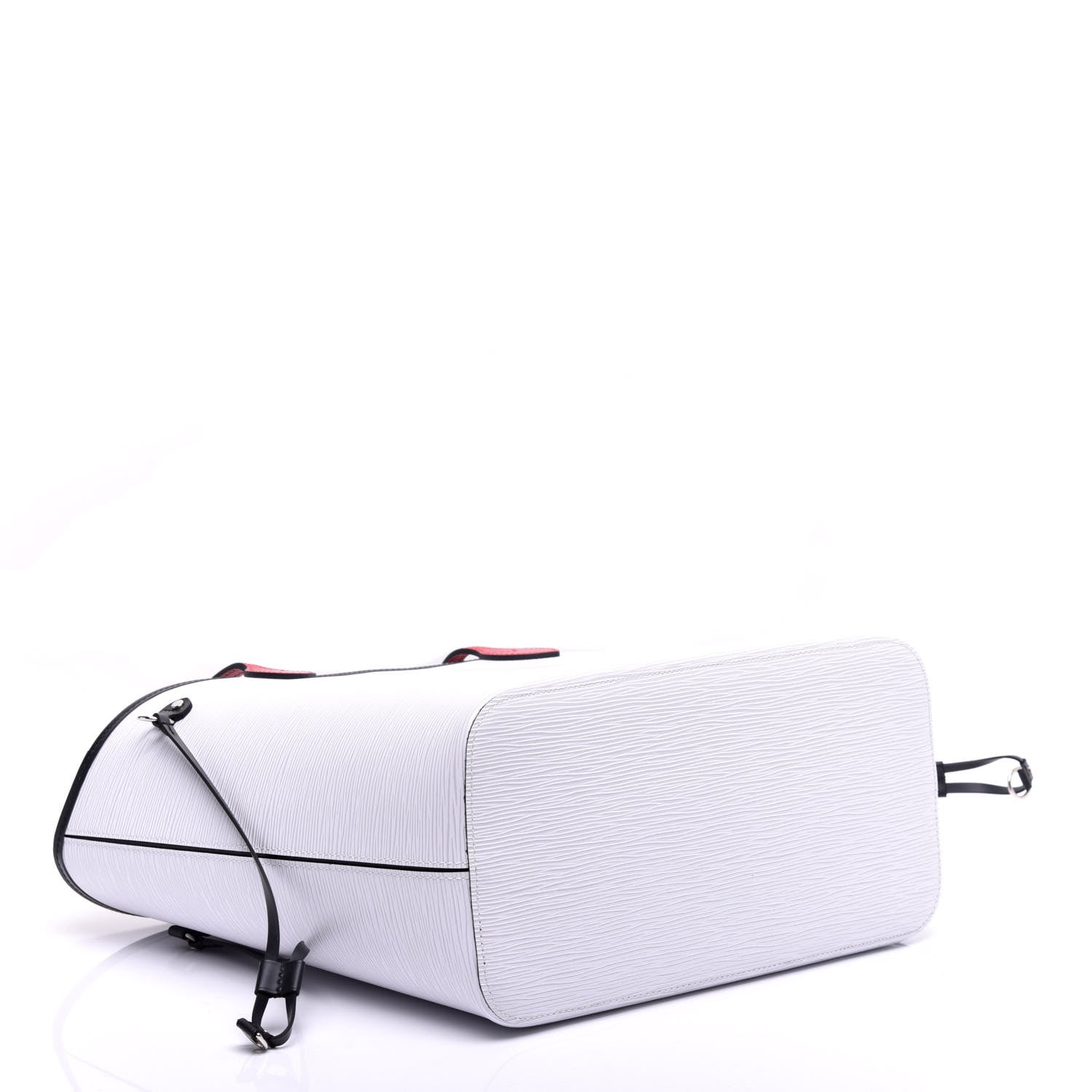 Louis Vuitton Epi Neverfull MM White Scarlet Black 4 of 9