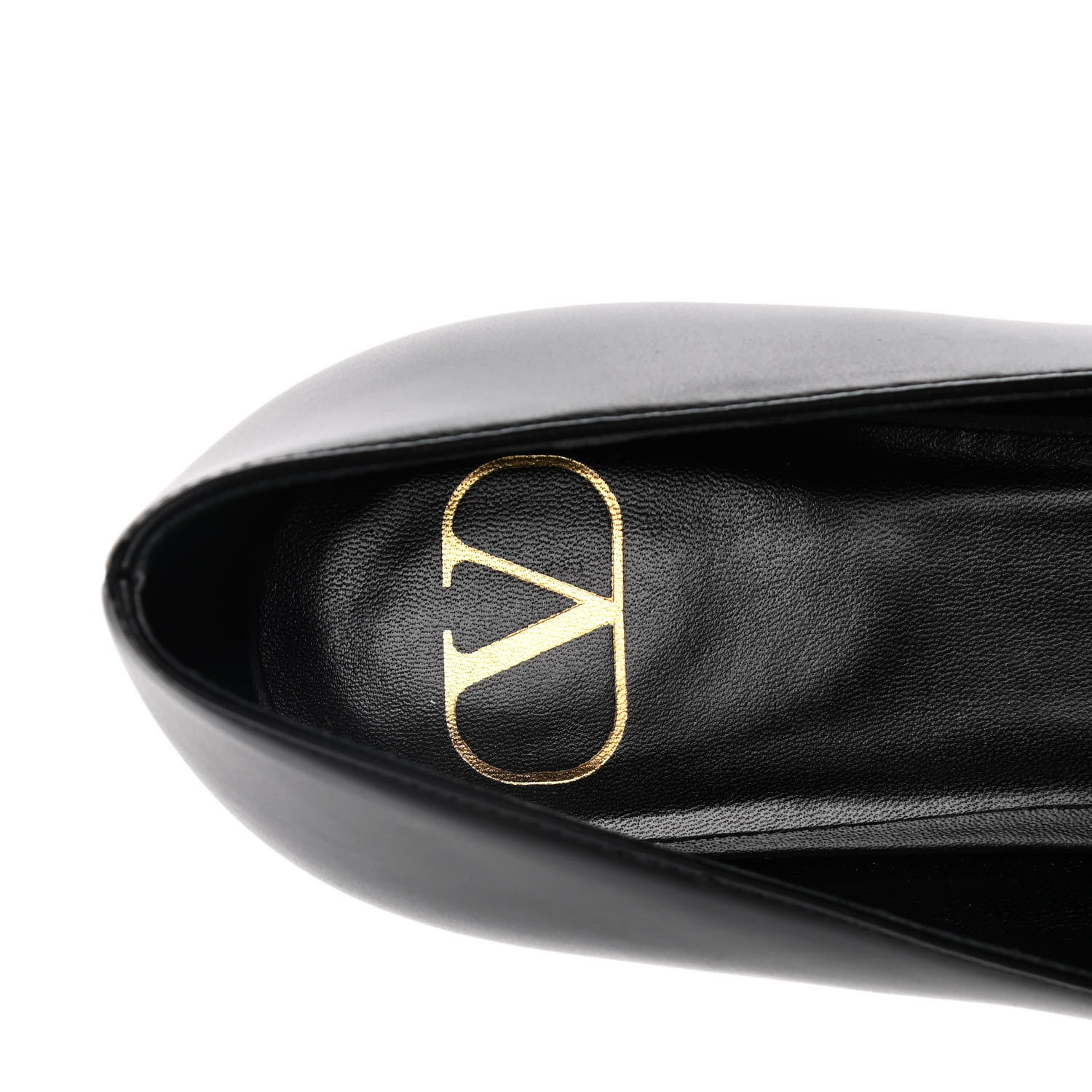 Valentino Garavani Nappa Vlogo Flats 36.5 Black 10 of 13