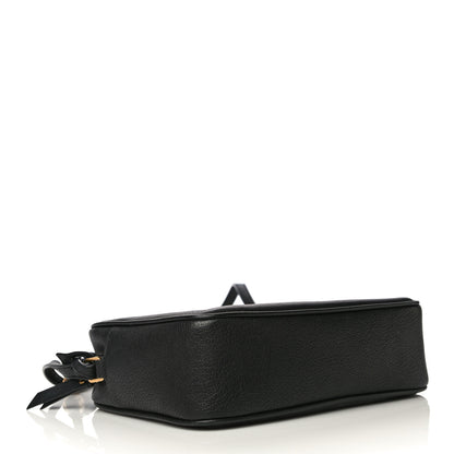 Saint Laurent Lambskin Monogram Small Lou Camera Bag Black 4 of 11