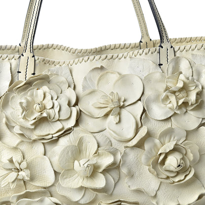 Valentino Garavani Nappa Floral Tote White 8 of 24
