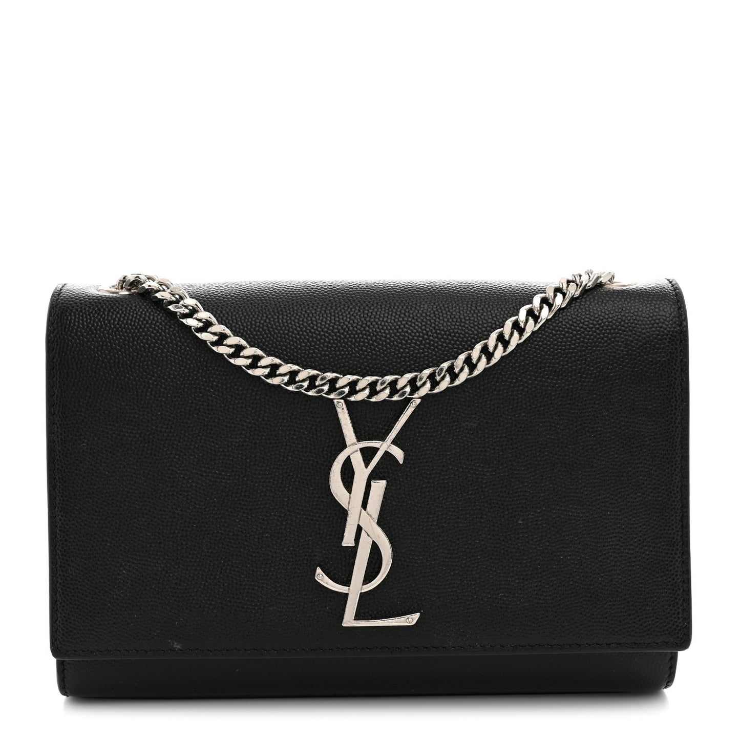 Grain De Poudre Small Monogram Kate Satchel Black