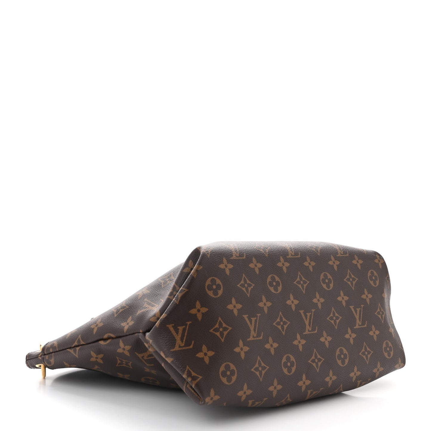 Monogram Flower Zipped Tote MM Black
