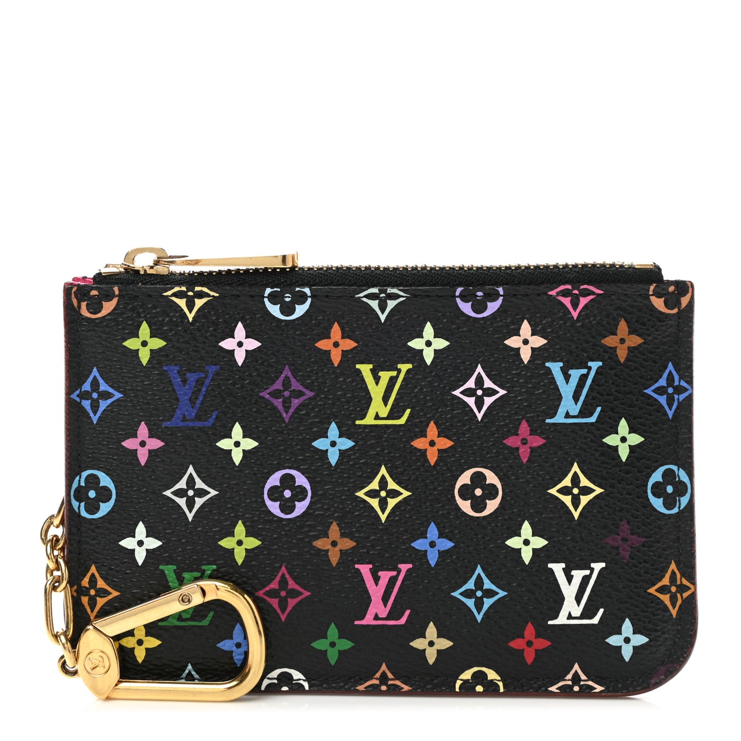 Monogram Multicolor Key Pouch Black Grenade