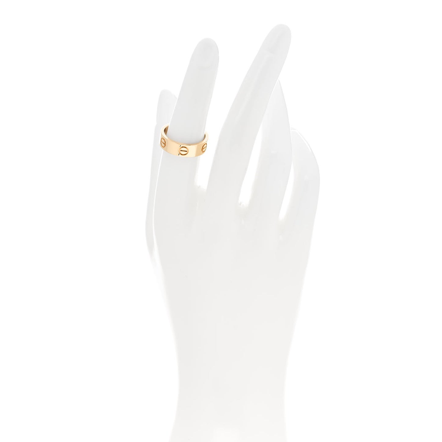 18K Yellow Gold 5.5mm LOVE Ring 52 6