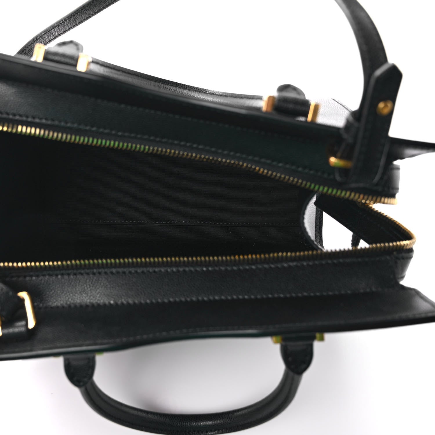 Saint Laurent Grain De Poudre Small Uptown Tote Black 5 of 8