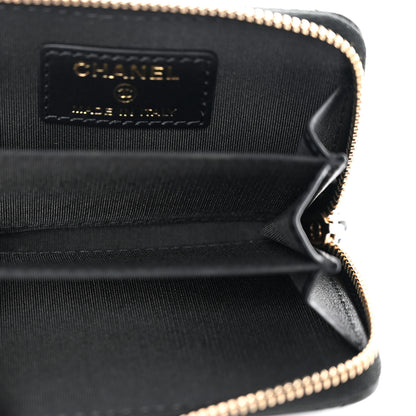 Chanel Shiny Lambskin Coin Purse Bracelet Black 5 of 9