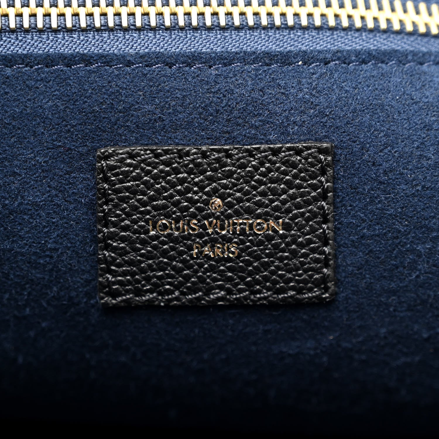 Louis Vuitton Empreinte Monogram Giant Neverfull MM Black 7 of 10