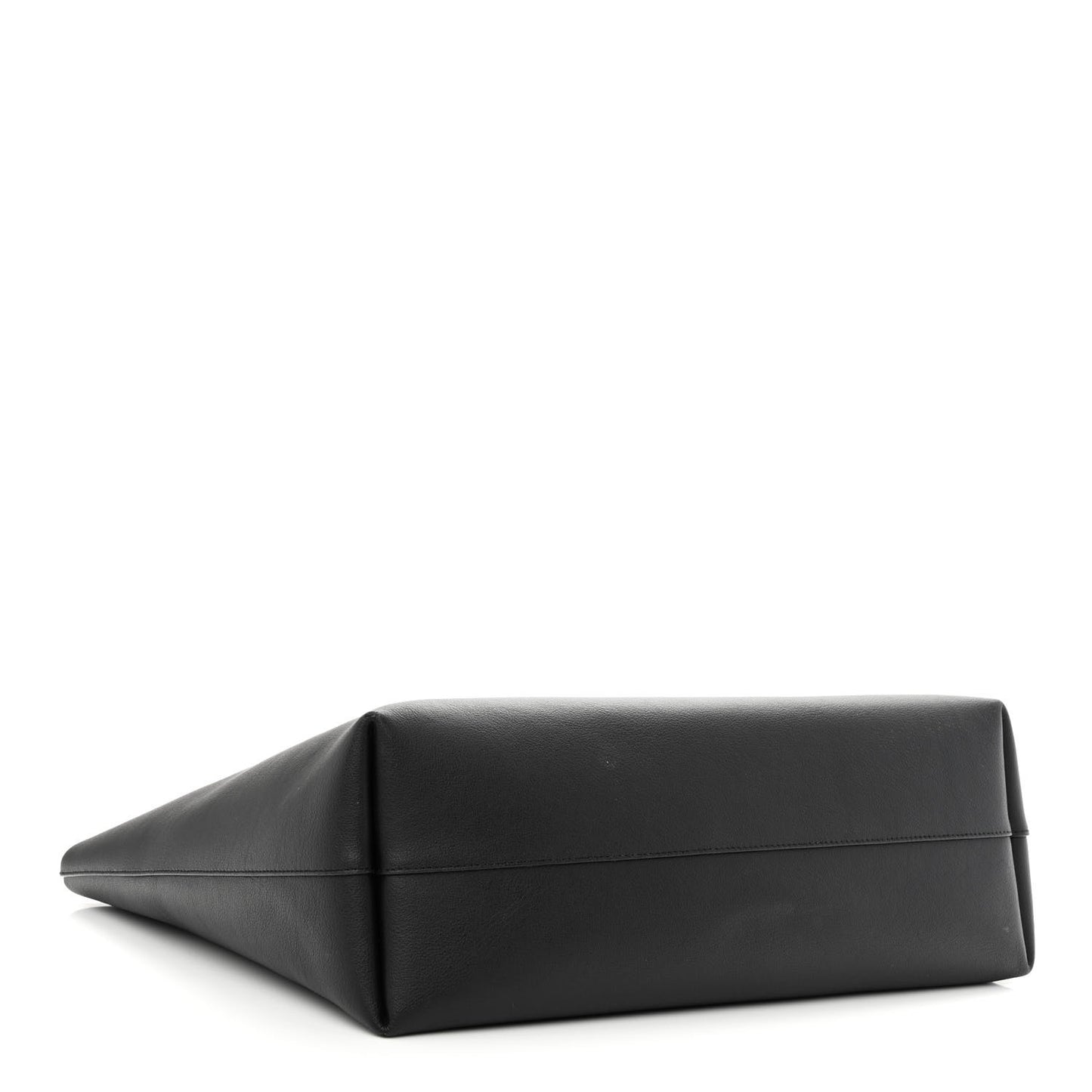 Calfskin Large Shopping Tote Black