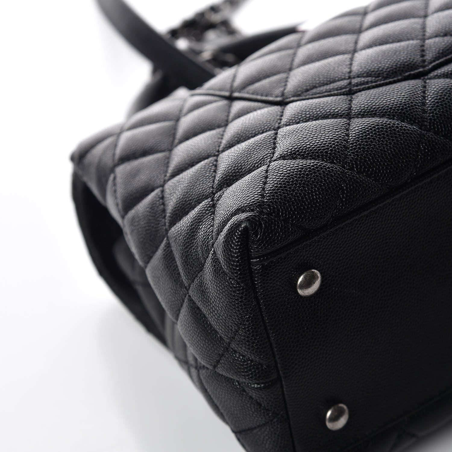 Chanel Caviar Quilted Small Coco Handle Flap Black 11 of 15