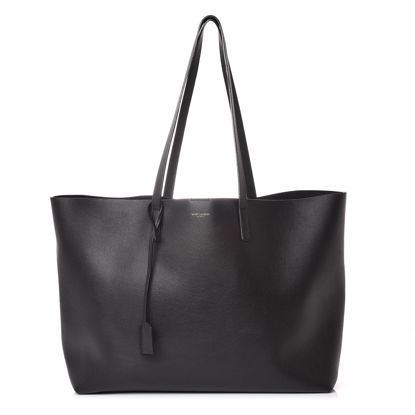 Calfskin Large Shopping Tote Black