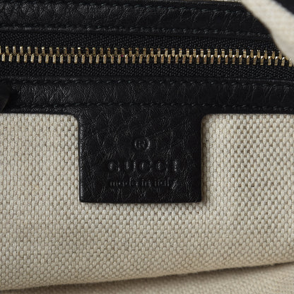 Gucci Pebbled Calfskin Medium Soho Chain Hobo Black 6 of 10