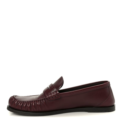 Saint Laurent Vitellino Lux Laurent 05 Mocassins 39.5 Vendome Red 1 of 10