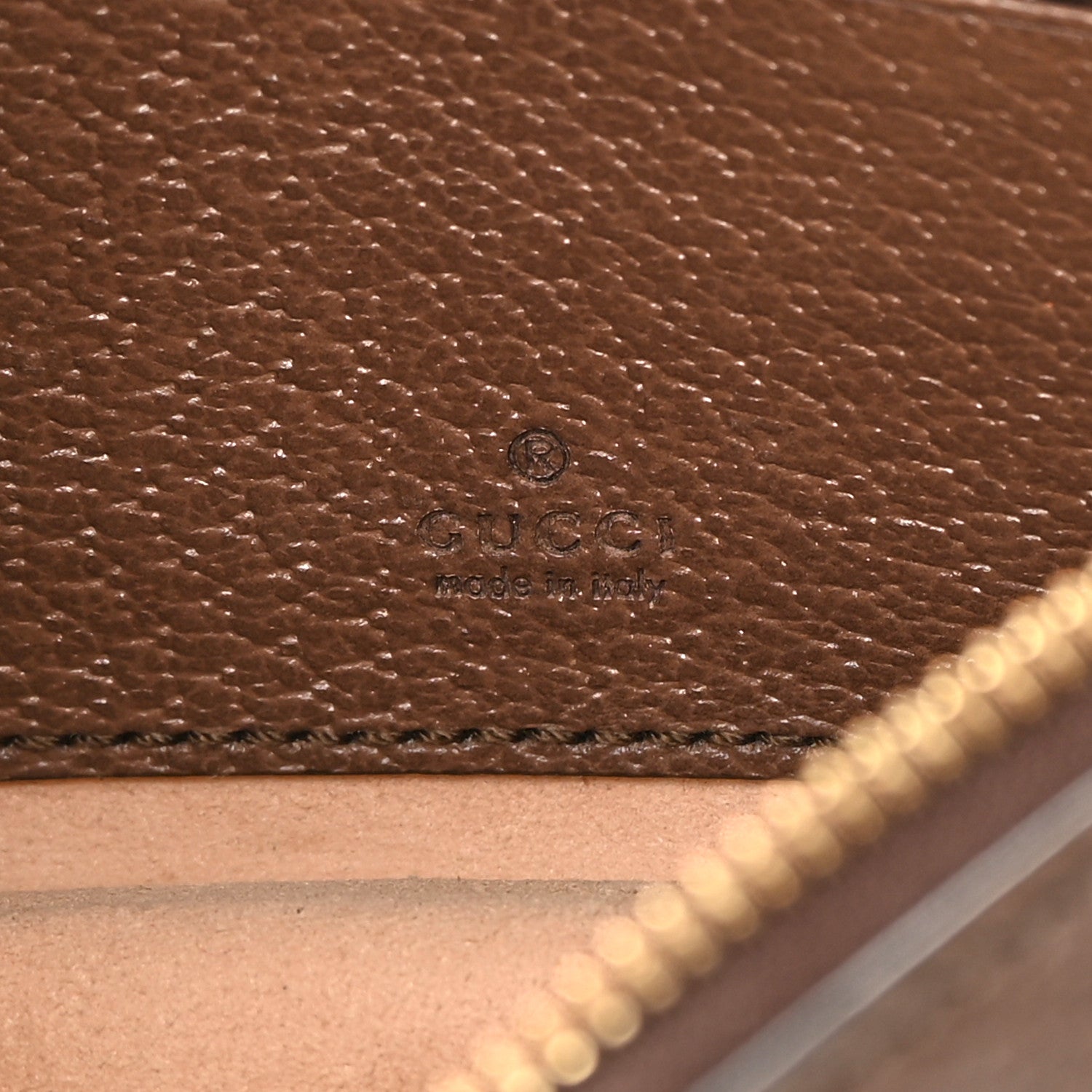Gucci GG Supreme Monogram Textured Calfskin Web Mini Ophidia Half Moon Hobo Beige Ebony New Acero 6 of 19