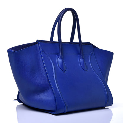 Celine Supple Calfskin Medium Phantom Luggage Royal Blue 4 of 12