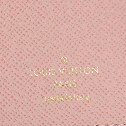 Louis Vuitton Damier Azur Victorine Wallet Rose Ballerine 6 of 8